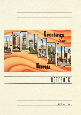 Vintage Lined Notebook Greetings from Columbus by Found Image Press