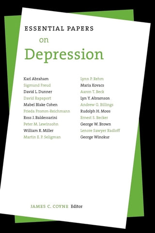 Essential Papers on Depression by Coyne, James C.