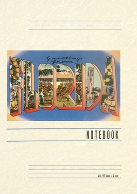 Vintage Lined Notebook Greetings from Florida by Found Image Press