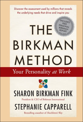 The Birkman Method: Your Personality at Work by Fink, Sharon Birkman