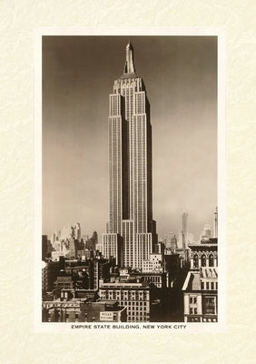 Vintage Lined Notebook Empire State Building, New York City by Found Image Press