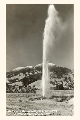 The Vintage Journal Geyser near Calistoga, California by Found Image Press