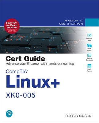 Comptia Linux+ Xk0-005 Cert Guide by Brunson, Ross