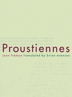 Proustiennes by Fremon, Jean