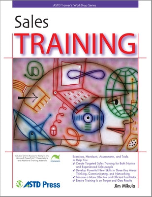 Sales Training [With CDROM] by Mikula, Jim