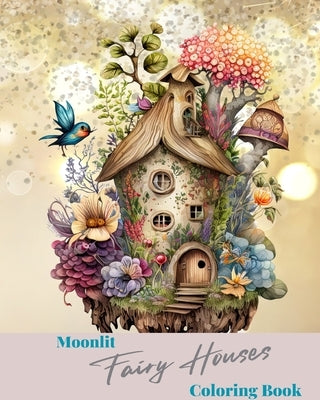 Moonlit Fairy Houses Coloring Book by Bern, Jolly