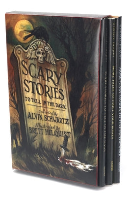 Scary Stories Box Set: Complete Collection with Brett Helquist Art by Schwartz, Alvin