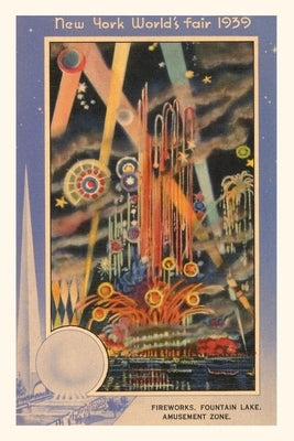 Vintage Journal Fireworks, New York World's Fair, 1939 by Found Image Press