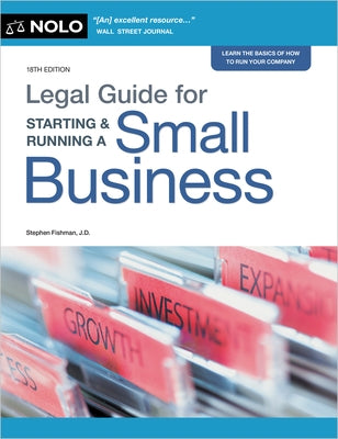 Legal Guide for Starting & Running a Small Business by Fishman, Stephen