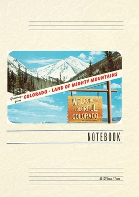 Vintage Lined Notebook Greetings from Colorado by Found Image Press