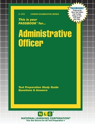 Administrative Officer by Passbooks