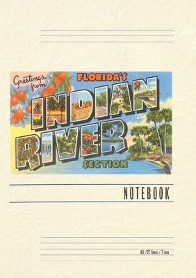 Vintage Lined Notebook Greetings from Indian River, Florida by Found Image Press