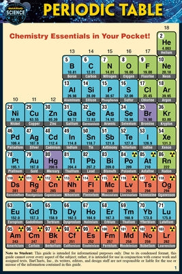 Periodic Table (Pocket-Sized Edition - 4x6 Inches): A Quickstudy Laminated Reference Guide by Jackson, Mark