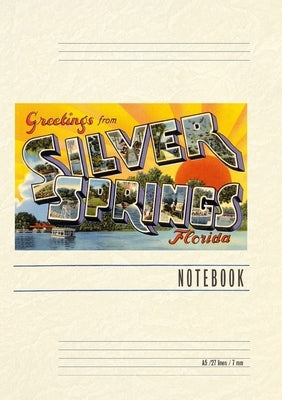 Vintage Lined Notebook Greetings from Silver Springs, Florida by Found Image Press