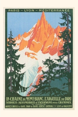 Vintage Journal French Alps Travel Poster by Found Image Press