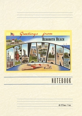 Vintage Lined Notebook Greetings from Rehoboth Beach by Found Image Press