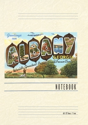 Vintage Lined Notebook Greetings from Albany by Found Image Press