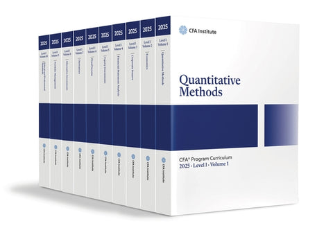 2025 Cfa Program Curriculum Level I Box Set by Cfa Institute