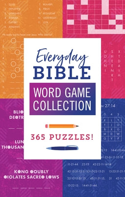 Everyday Bible Word Game Collection: 365 Puzzles! by Compiled by Barbour Staff