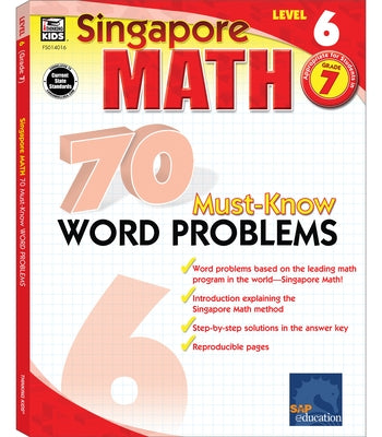 70 Must-Know Word Problems, Grade 7: Volume 5 by Frank Schaffer Publications