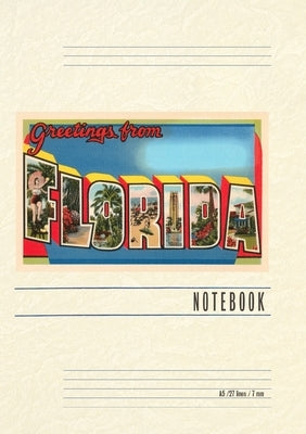 Vintage Lined Notebook Greetings from Florida by Found Image Press