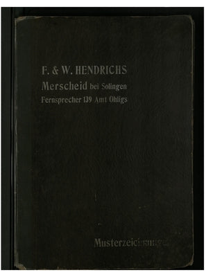 Hendrichs drop-forged scissor blanks catalogue by Horne, Grace