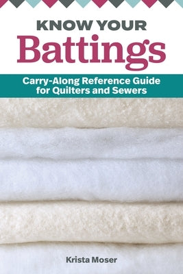 Know Your Battings: Carry-Along Reference Guide for Quilters and Sewers by Moser, Krista