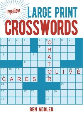 Large Print Crosswords by Addler, Ben