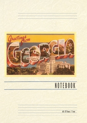 Vintage Lined Notebook Greetings from Georgia by Found Image Press