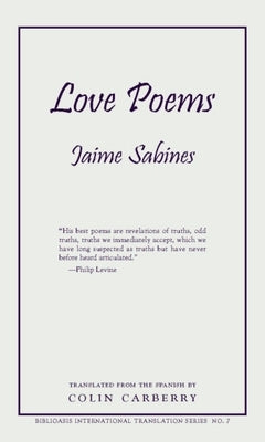 Love Poems by Sabines, Jaime