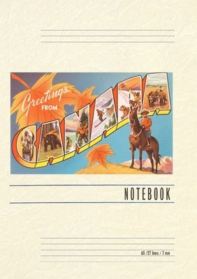 Vintage Lined Notebook Greetings from Canada by Found Image Press