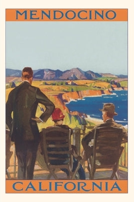 Vintage Journal Mendocino Travel Poster by Found Image Press