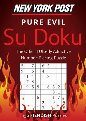 New York Post Pure Evil Su Doku by Harpercollins Publishers Ltd